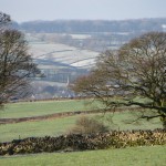 monyash nestled in distance
