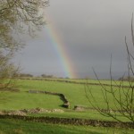 Rainbow from Dove window